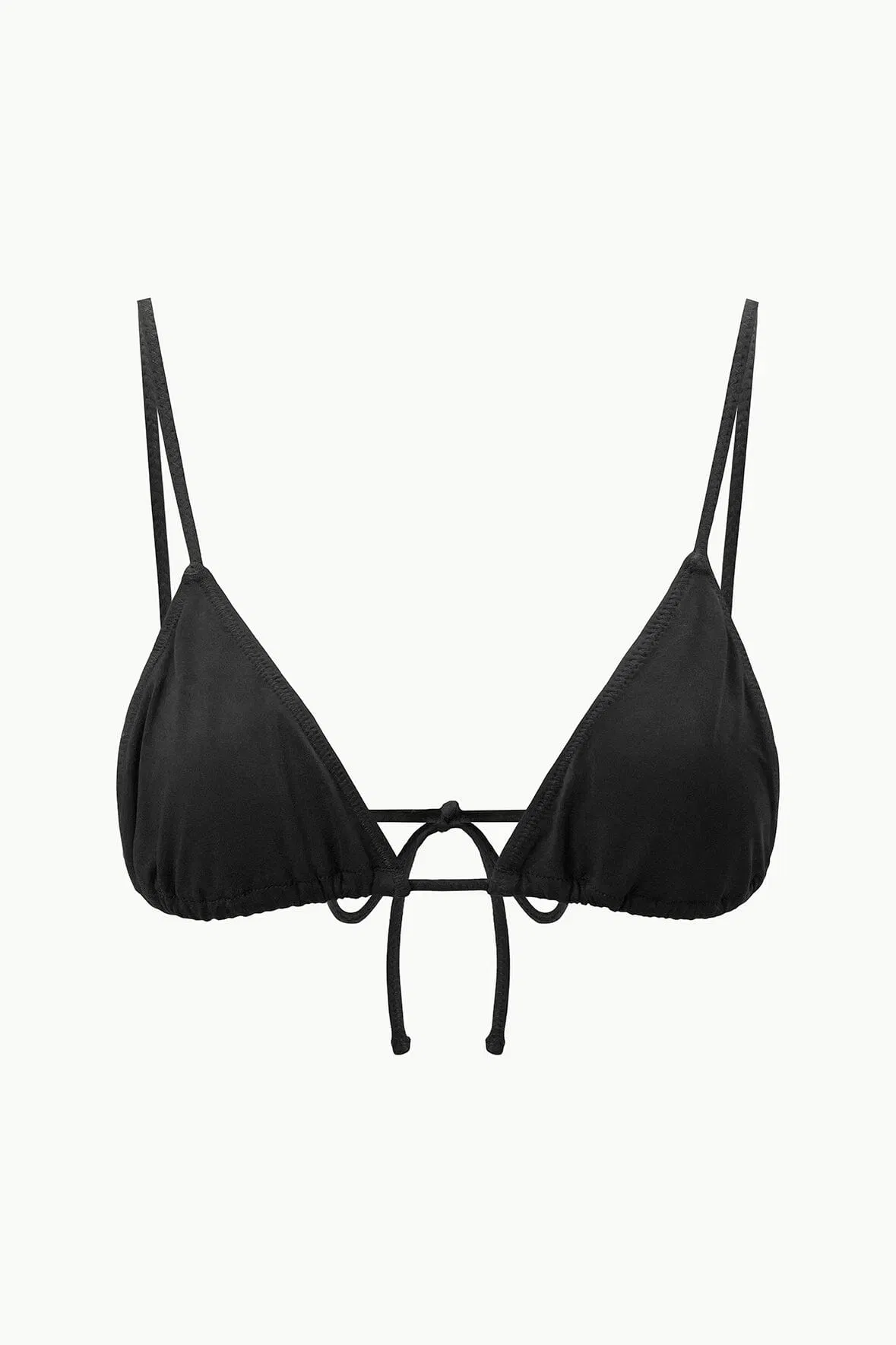 ALEXIS TRIANGLE TOP BLACK