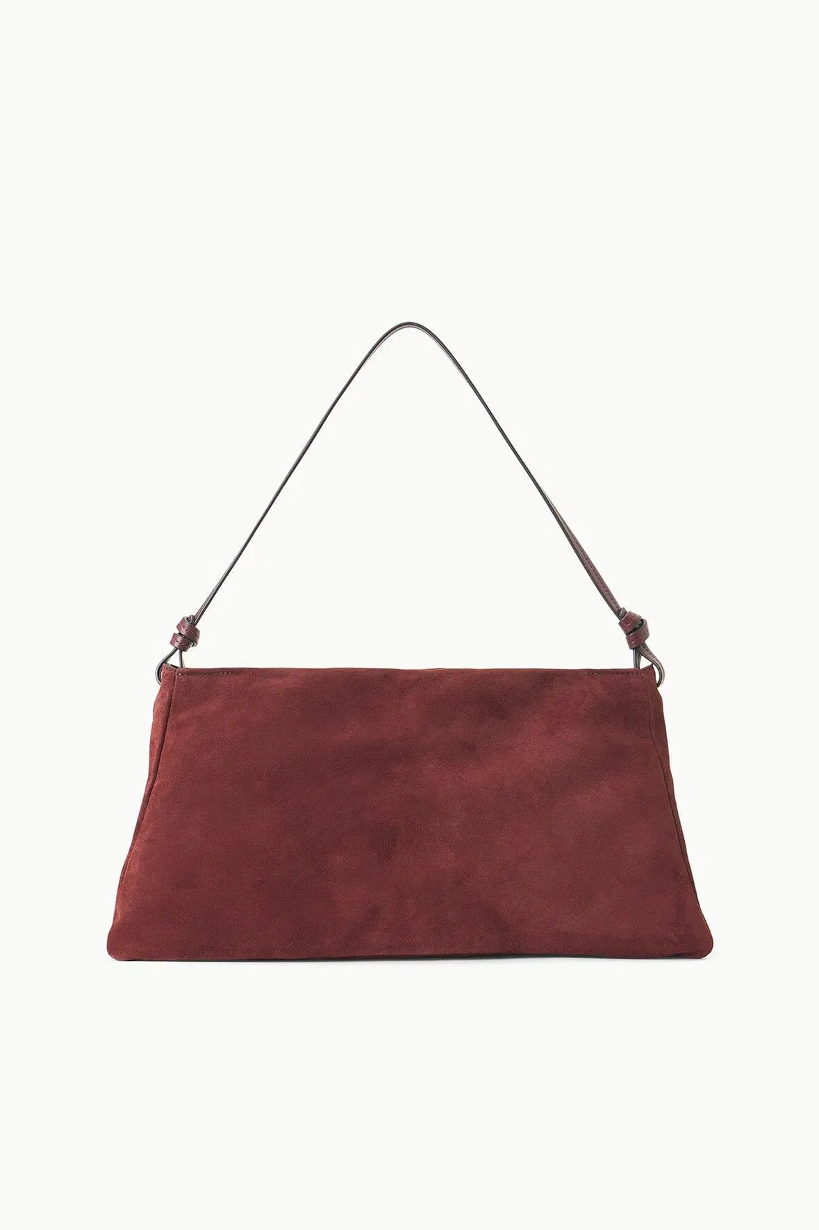WALLY SHOULDER BAG MAHOGANY SUEDE