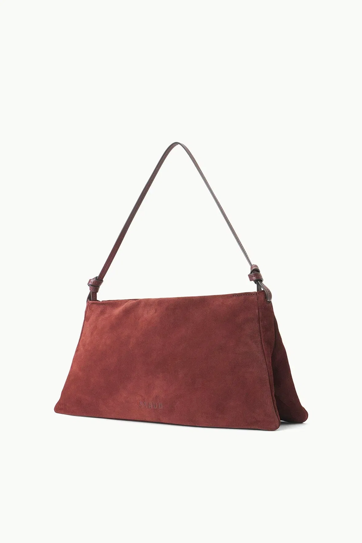 WALLY SHOULDER BAG MAHOGANY SUEDE