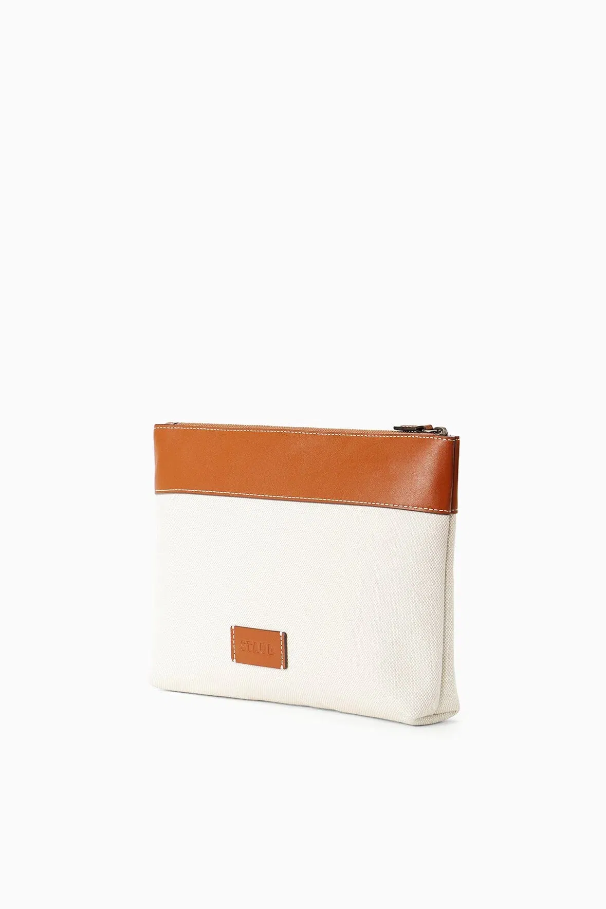 CUSTOM STAUD x C.BONZ DUCKIE ZIP POUCH CREAM TAN