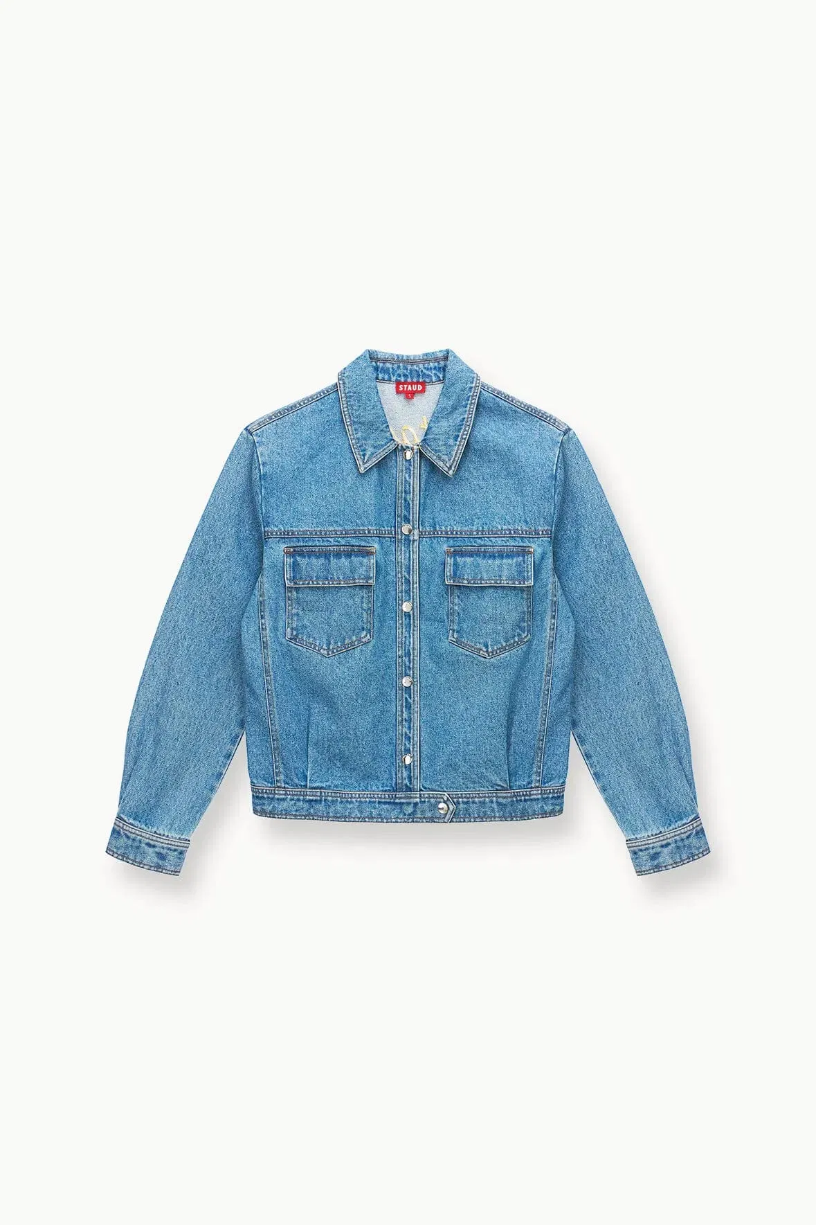 CUSTOM STAUD x C.BONZ OVERSIZED RYAN DENIM JACKET MEDIUM WASH