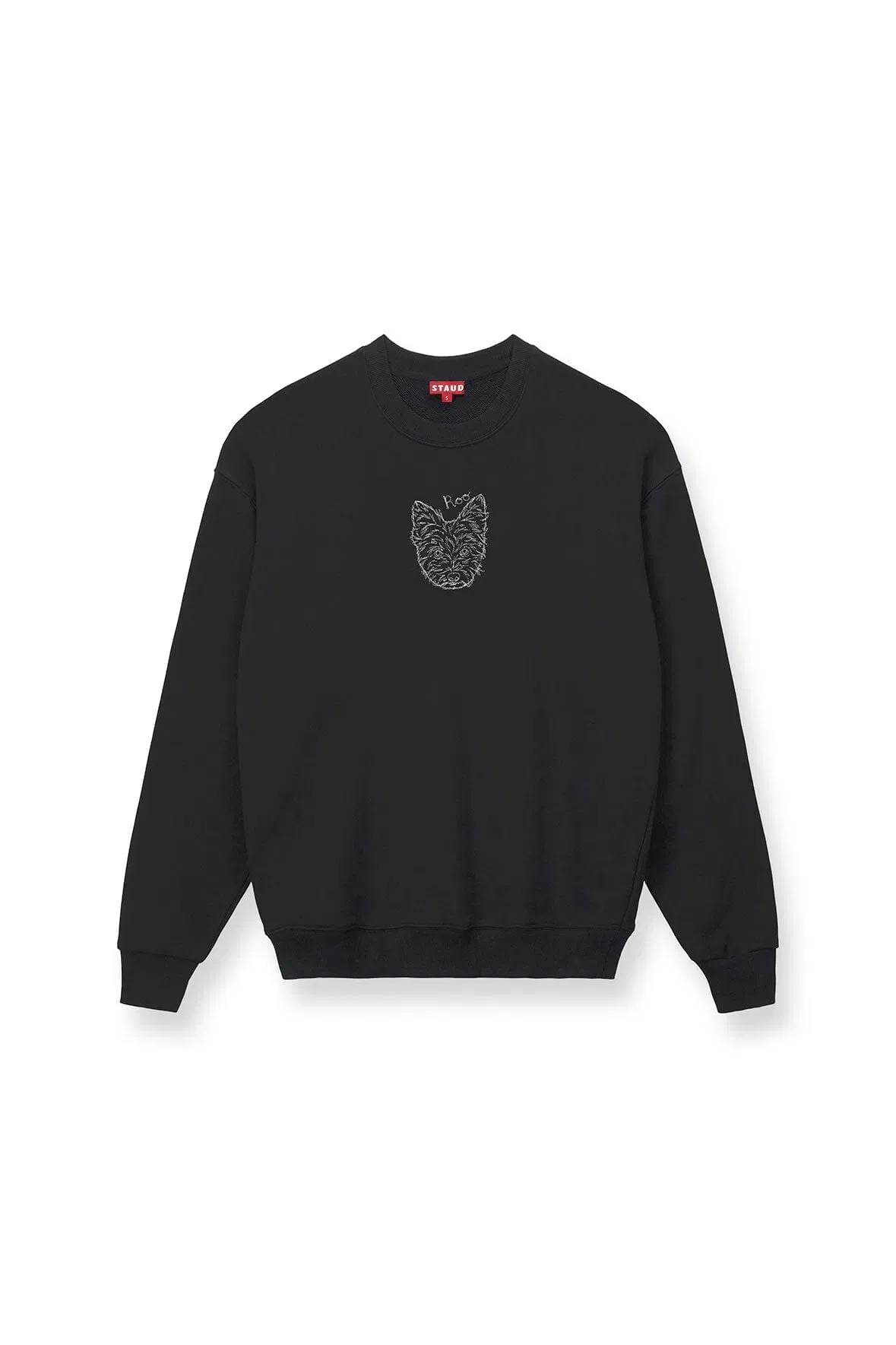 CUSTOM STAUD x C.BONZ OVERSIZED SWEATSHIRT BLACK
