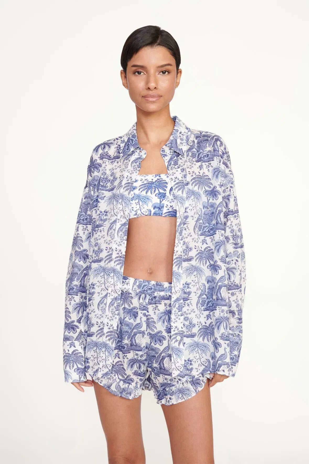 BOYANA SHORT BLUE TOILE