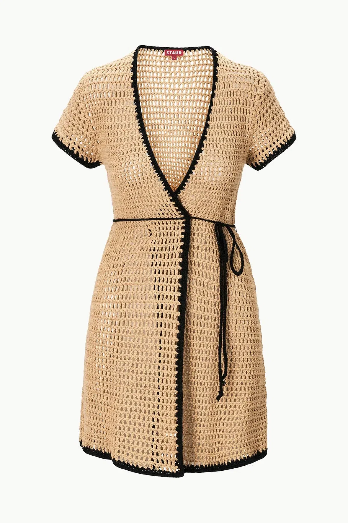 SPRITZ COVERUP DRESS NATURAL BLACK