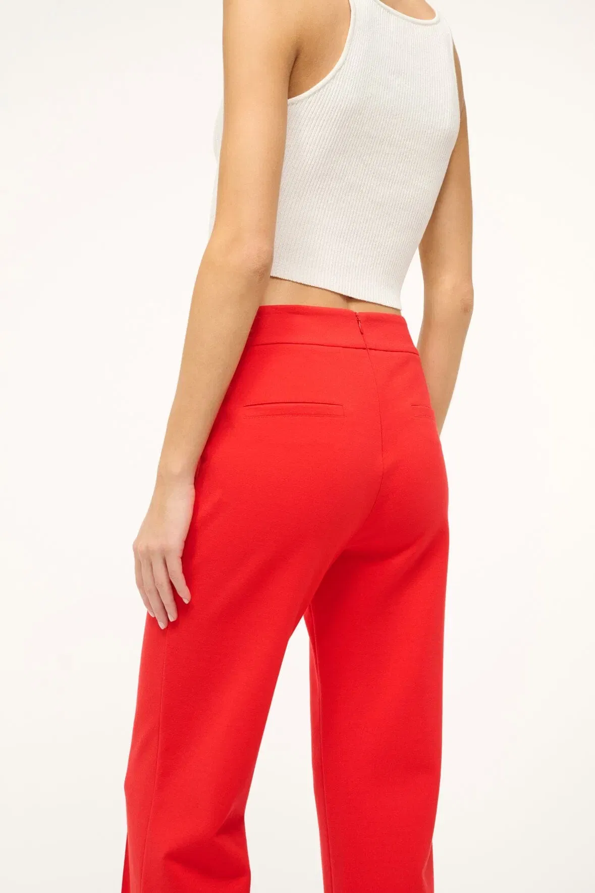 KNACK PANT RED ROSE