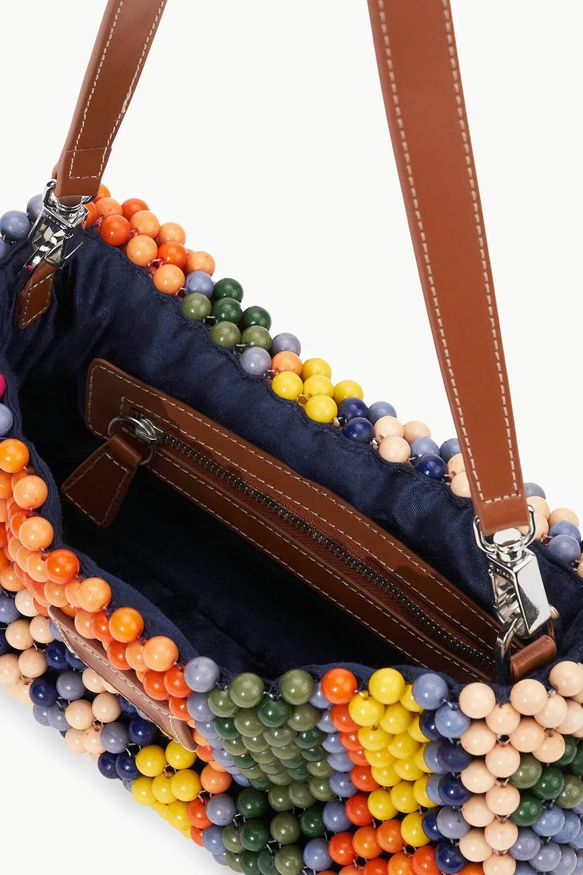 TIMMY SHOULDER BAG MULTI BAYADERE STRIPE