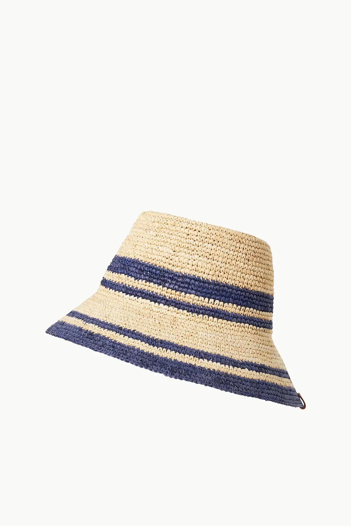 RITA BUCKET HAT NATURAL NAVY