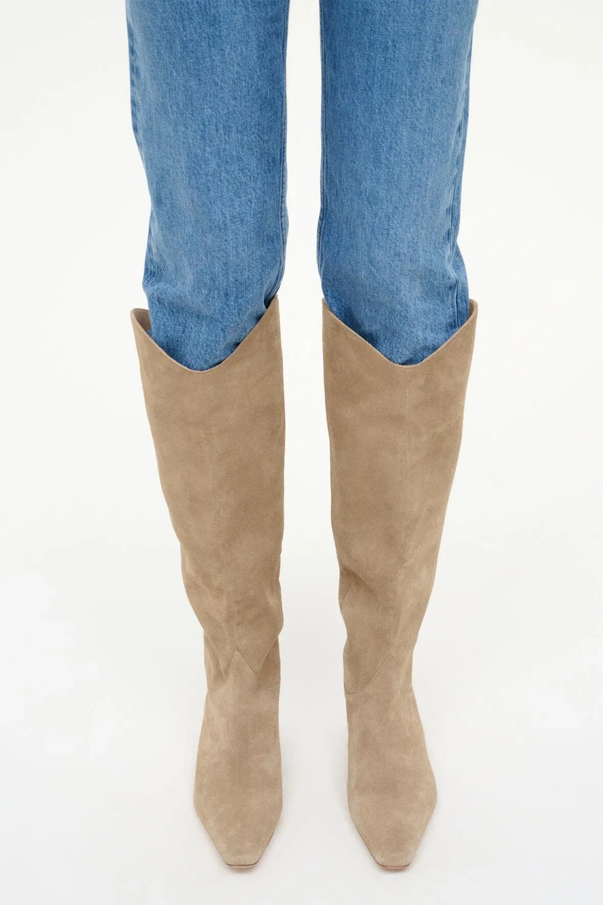 WESTERN WALLY BOOT DUNE SUEDE