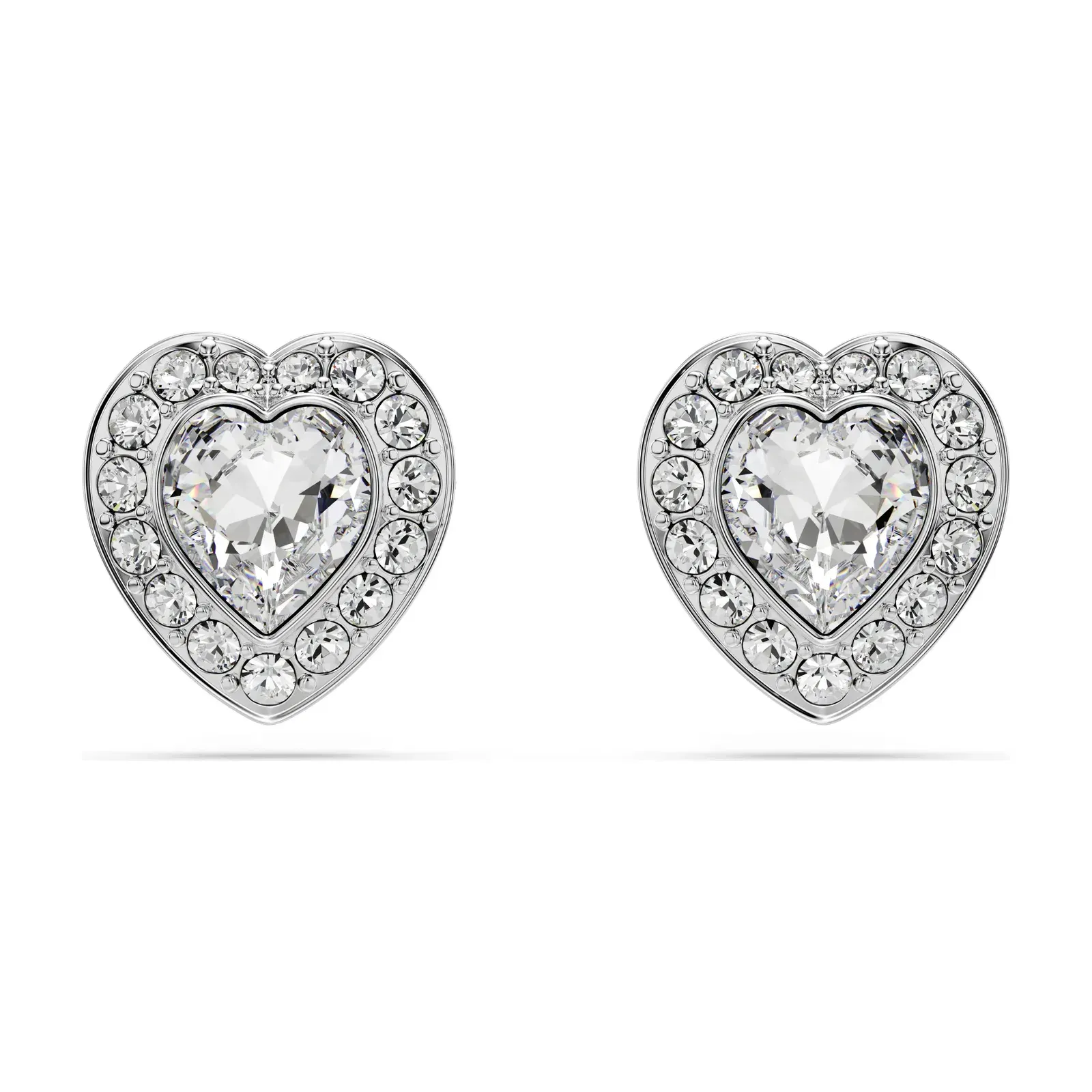 Swarovski® Ss25 Capsule Women's Base Metal Stud Earrings - Silver 5720859