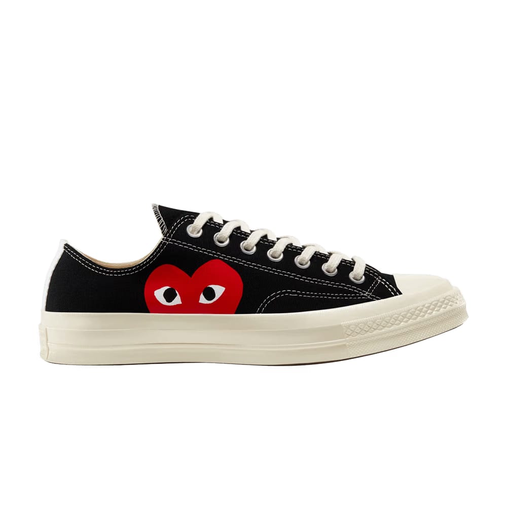 Comme des Garçons PLAY x Chuck 70 Low Black 2023
