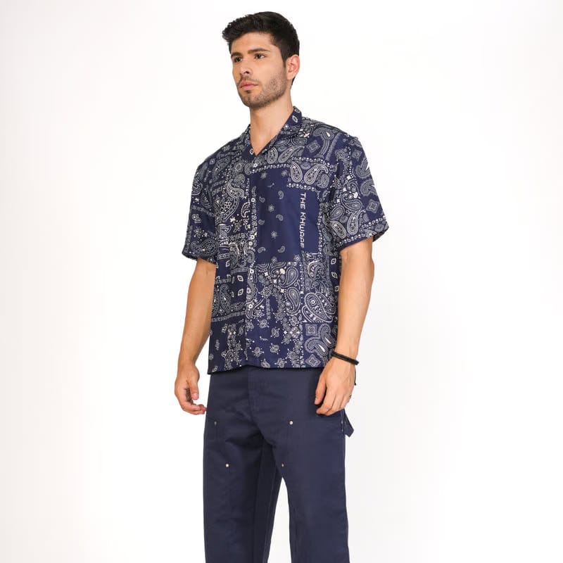 Bandana Print Logo Shirt
