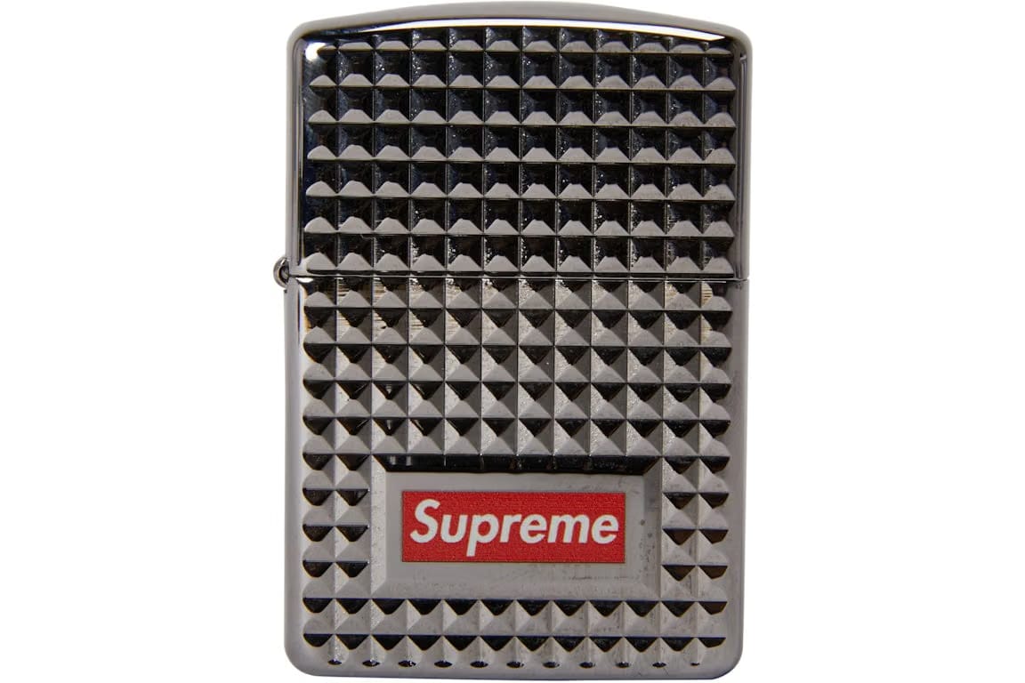 Supreme Diamond Cut Zippo Silver