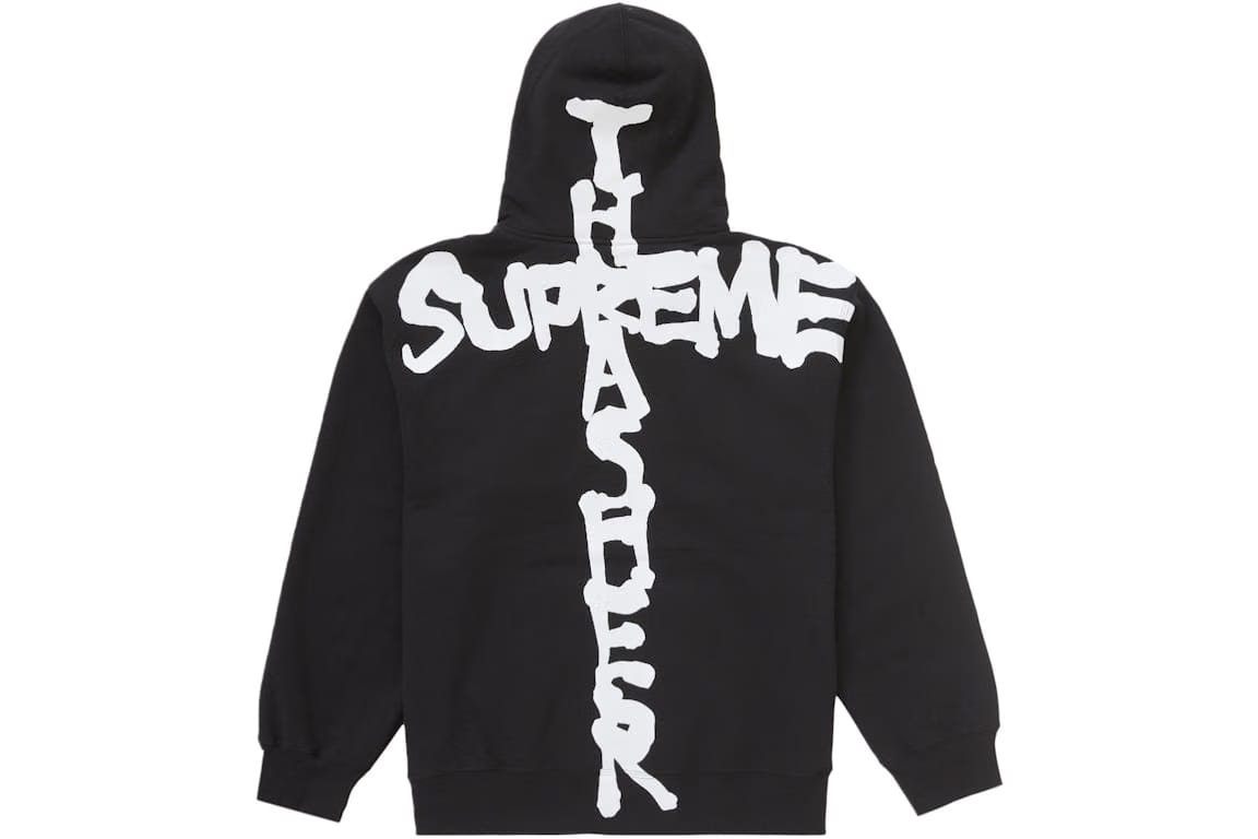 Supreme Thrasher Zip Up Hoodie Black