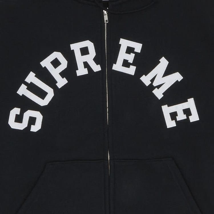 Supreme Champion Zip Up Hoodie Black
