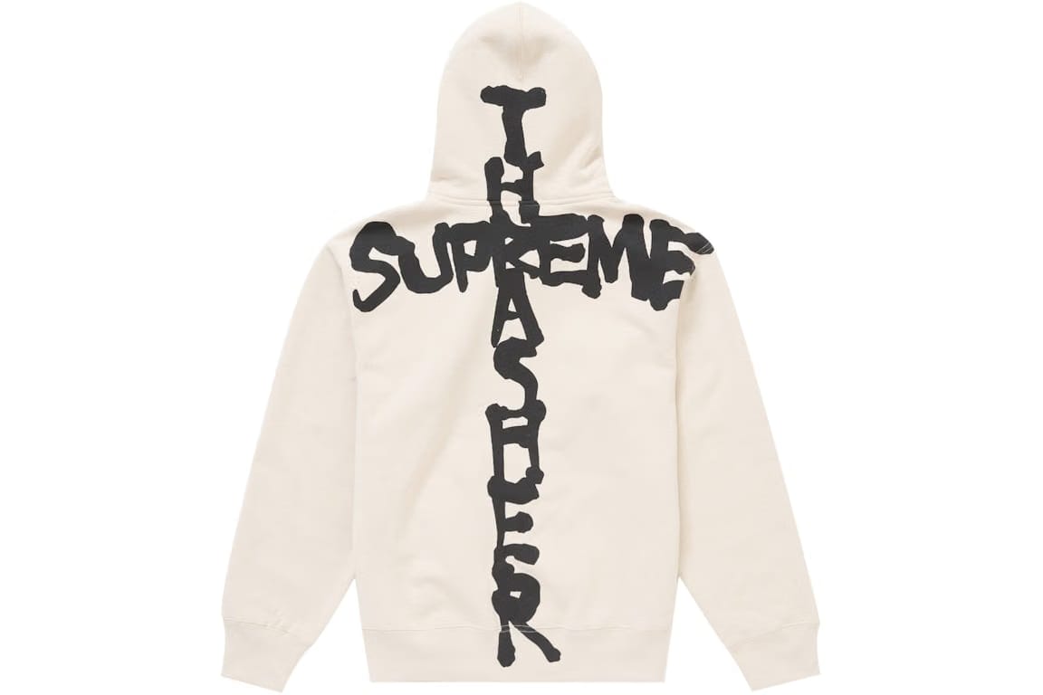 Supreme Thrasher Zip Up Hoodie Stone
