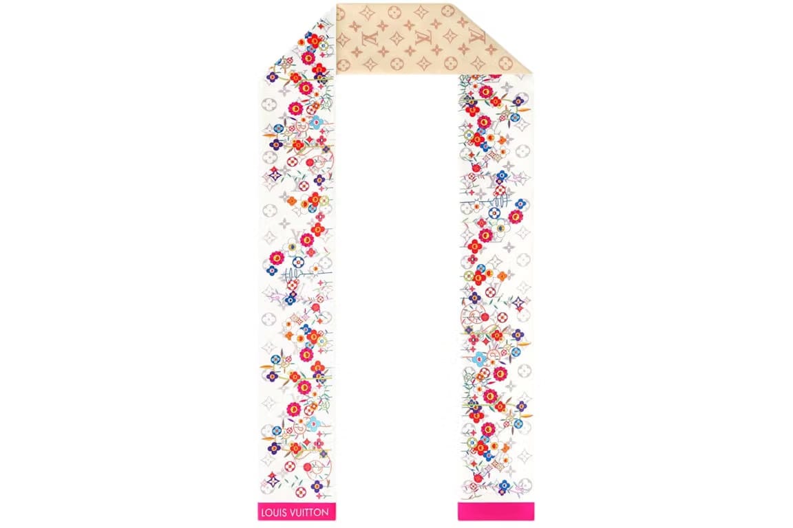 Louis Vuitton x Takashi Murakami Superflat Monogram Bandeau White