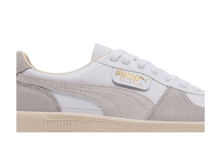 Palermo Leather White Cool Light Grey