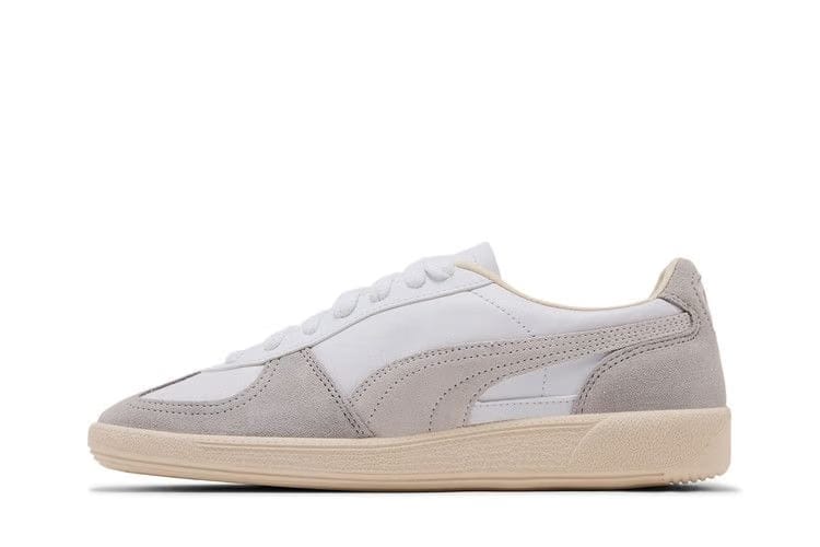 Palermo Leather White Cool Light Grey