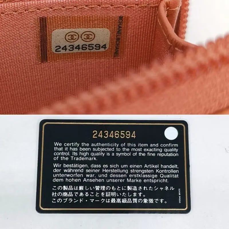 JS956 - CHANEL Pink Caviar Leather Zipped Coin Purse