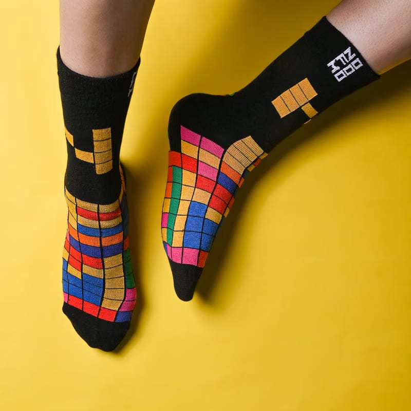 Tetris - Crew Length Socks