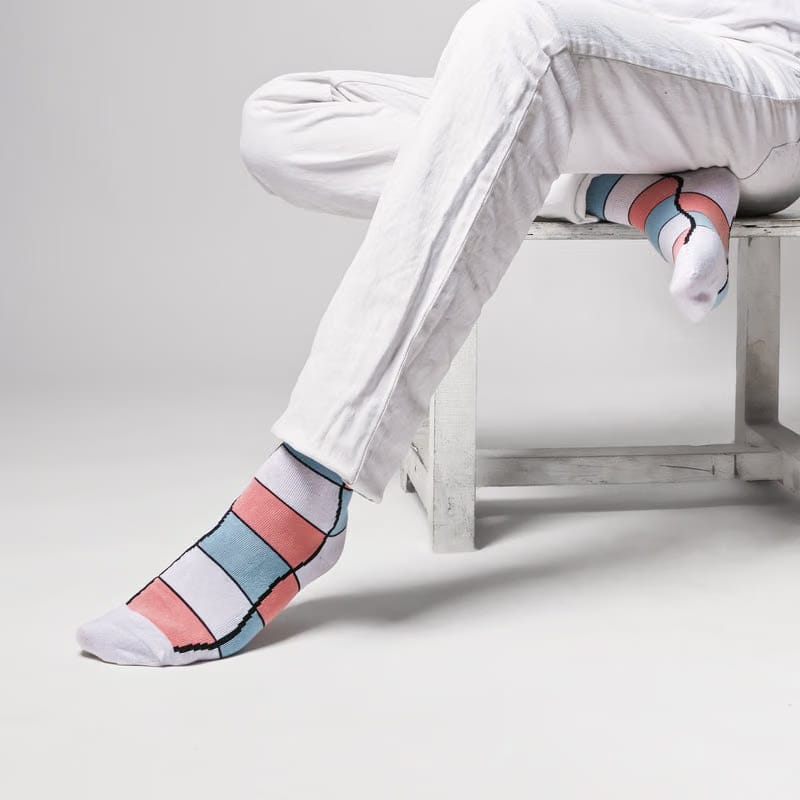 Waves - Crew Length Socks