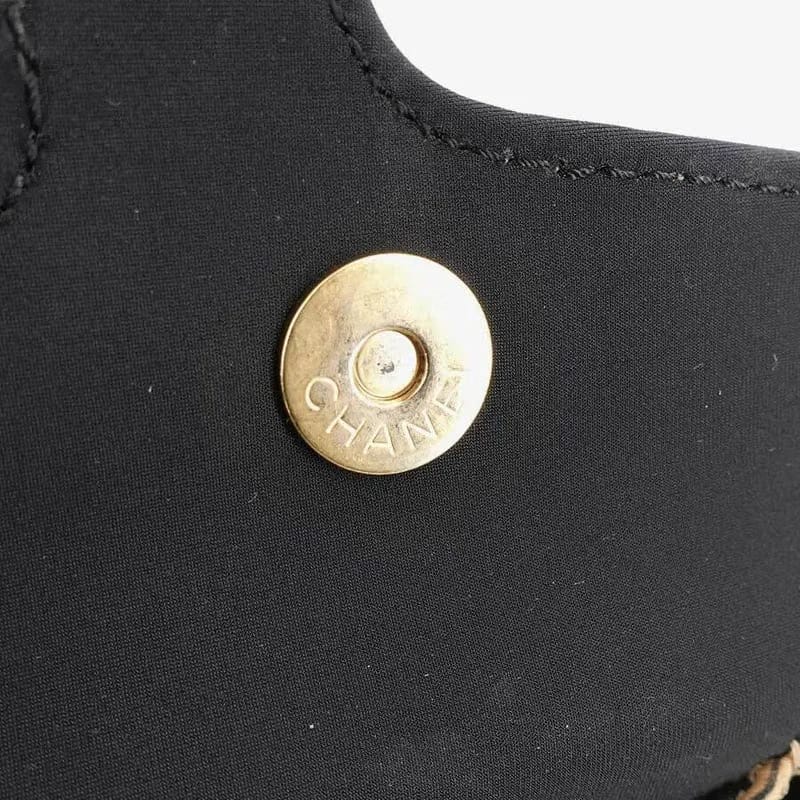 JS003 - CHANEL Navy Cotton Handbag
