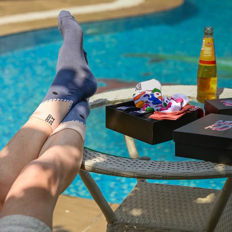 Shark Attack - Crew Length Socks