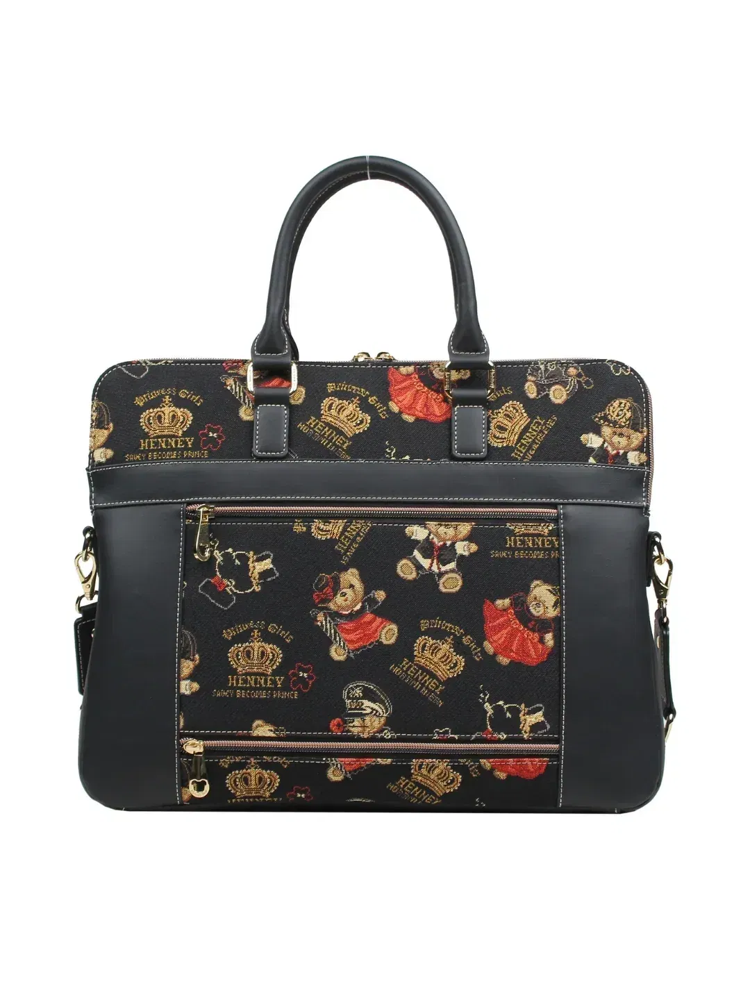 Crown Bear Laptop Bag (H-1192-LPTB-CRB)