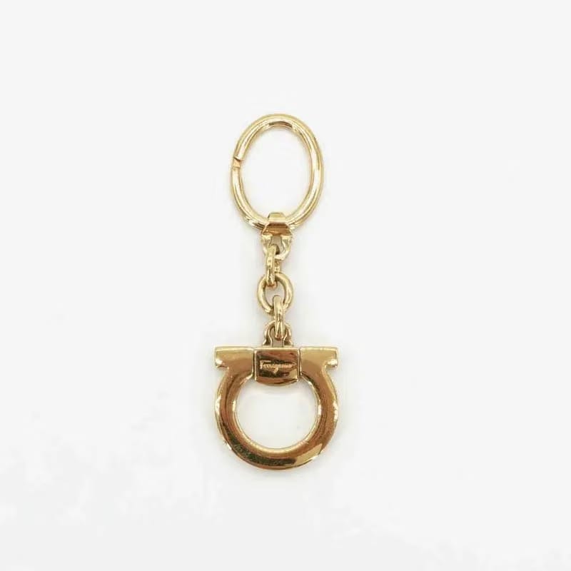 JQ155 - Salvatore Ferragamo Gold Key Ring