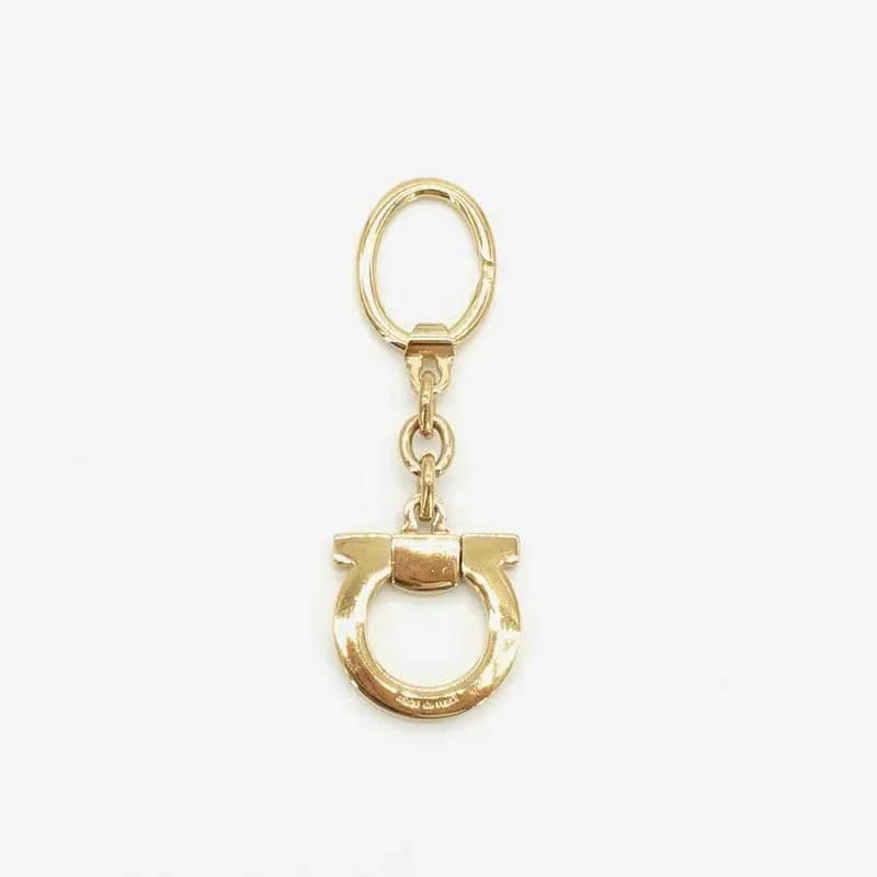 JQ155 - Salvatore Ferragamo Gold Key Ring