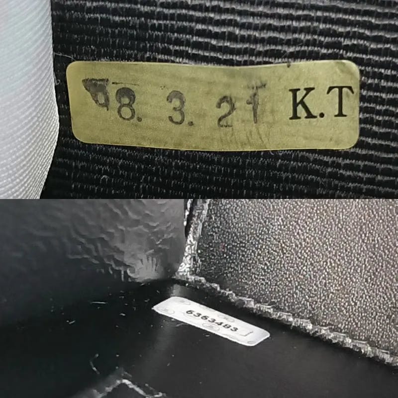 RA556 - CHANEL Vintage Black Lambskin Embroidered Logo Tote Bag