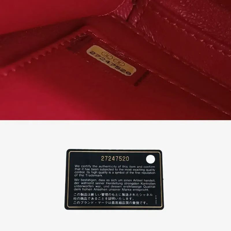 JAH168 - CHANEL Bicolor White/Black Caviar Leather Vanity Case Bag