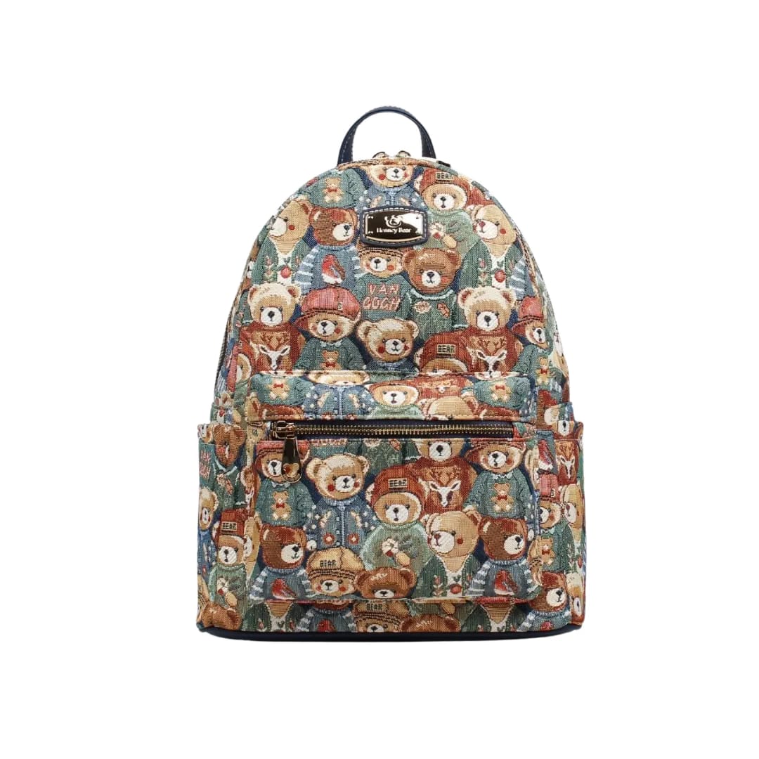 Green Bear Backpack (H-008-BPK-GB)