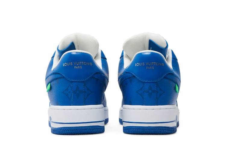 Louis Vuitton x Nike Air Force 1 By Virgil Abloh Blue