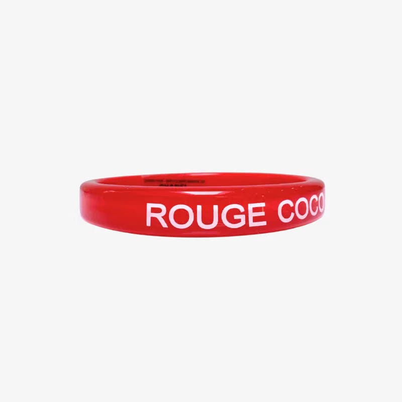 JW784 - CHANEL Pink Acrylic Rouge Coco Shine Bracelet