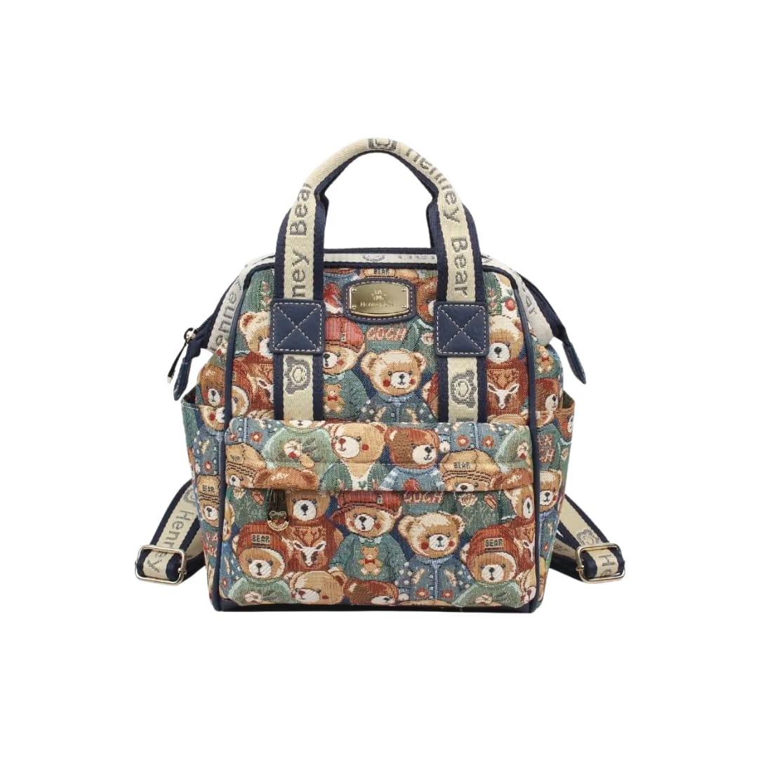 Green Bear Compact Backpack (H-375-CBPK-GB)