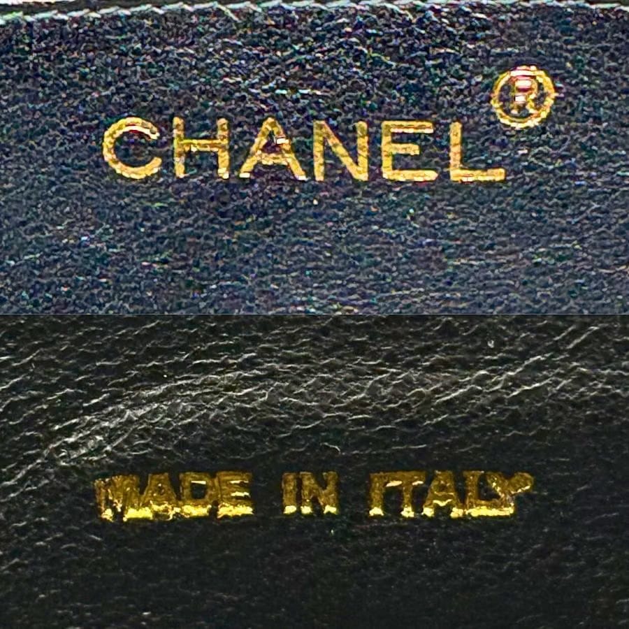 CS069 - CHANEL Vintage Black Lambskin Tassel Bucket Bag