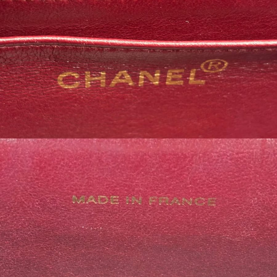 CS005 - CHANEL Vintage Black Lambskin CC Patent Snake Chain Flap Shoulder bag