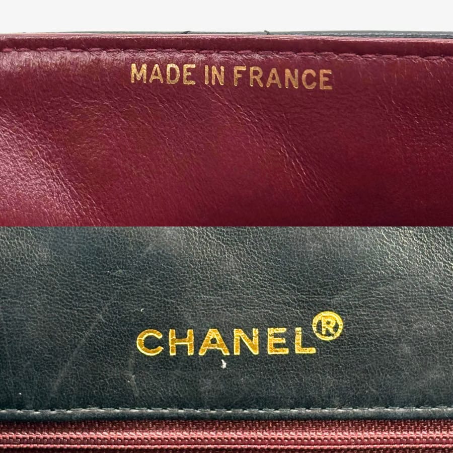 CS035 - CHANEL Vintage Black Lambskin Single Chain Flap Bag