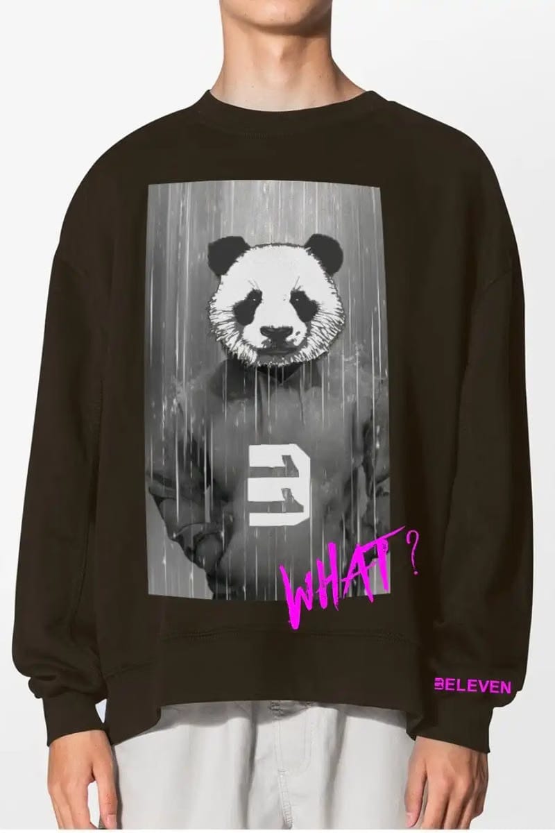 What ? Mocha Brown Sweatshirt