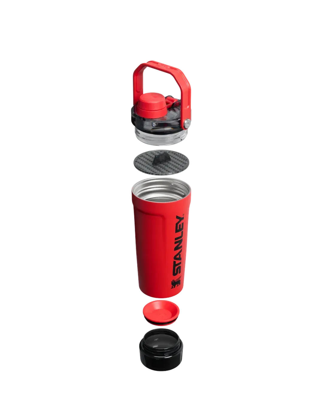 The Vitalize Shaker Bottle 20 OZ Chili Black