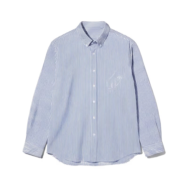 City Off Domes End Off Love Blue Stripe Shirt
