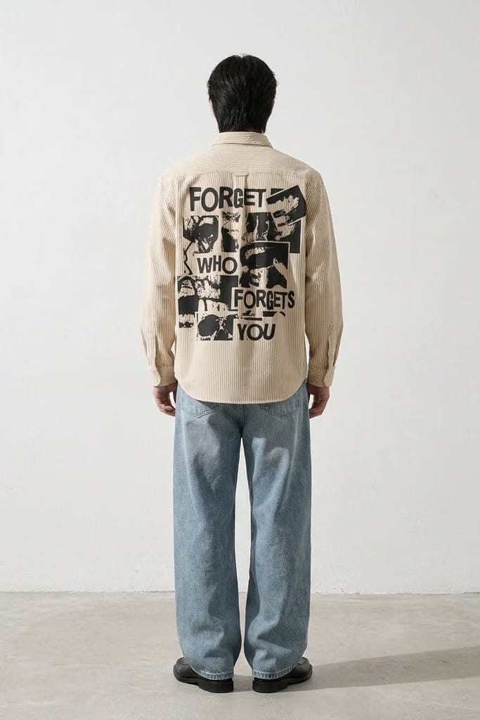 City Off Domes Humanmade Dreams Beige Stripe Shirt