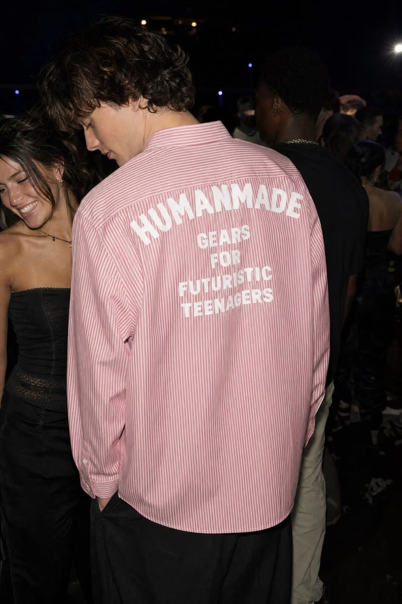 City Off Domes Humanmade Pink Stripe Shirt