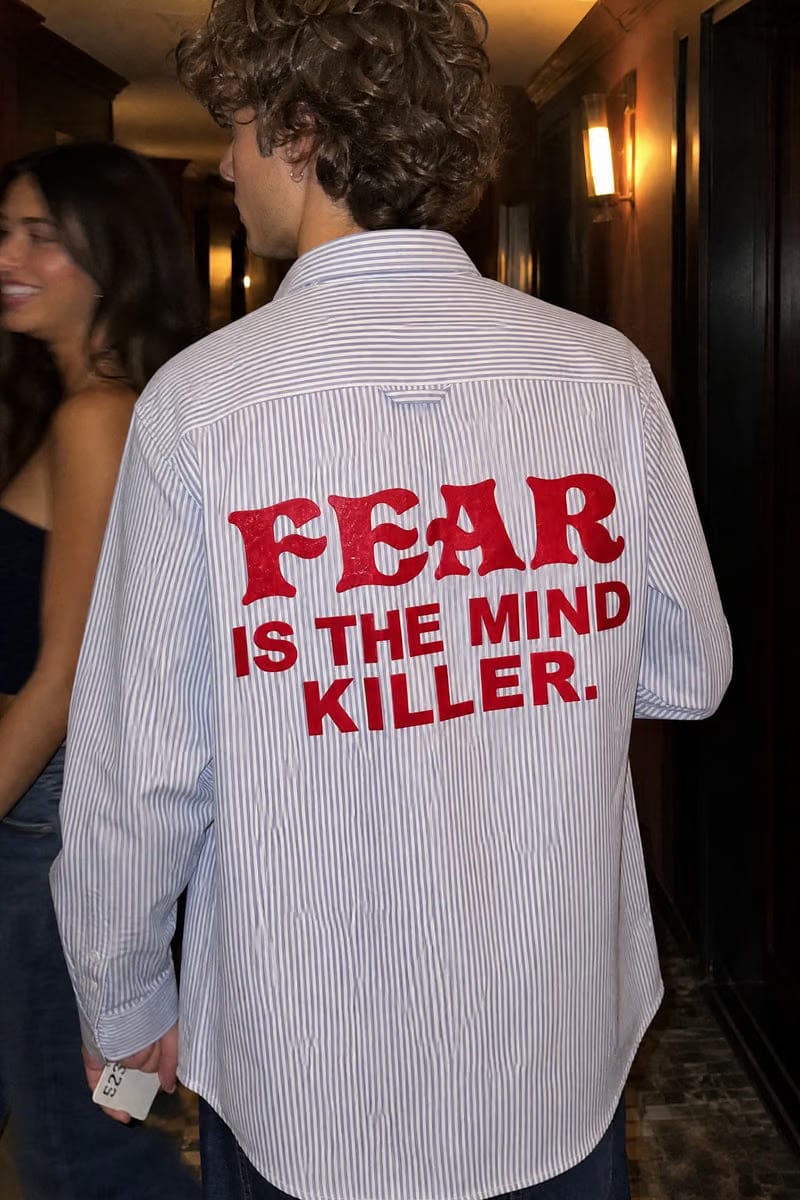 City Off Domes Mind Killer Blue Stripe Shirt