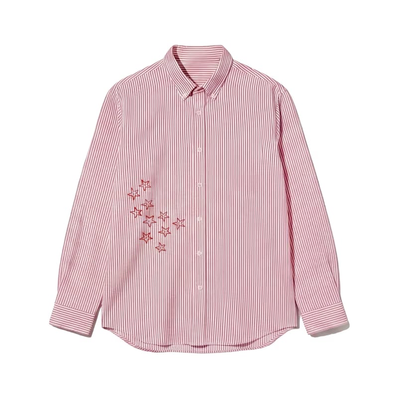 City Off Domes Rogue Star Pink Stripe Shirt