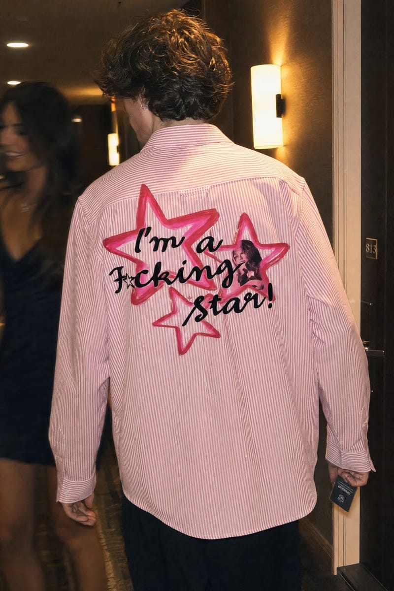 City Off Domes Rogue Star Pink Stripe Shirt
