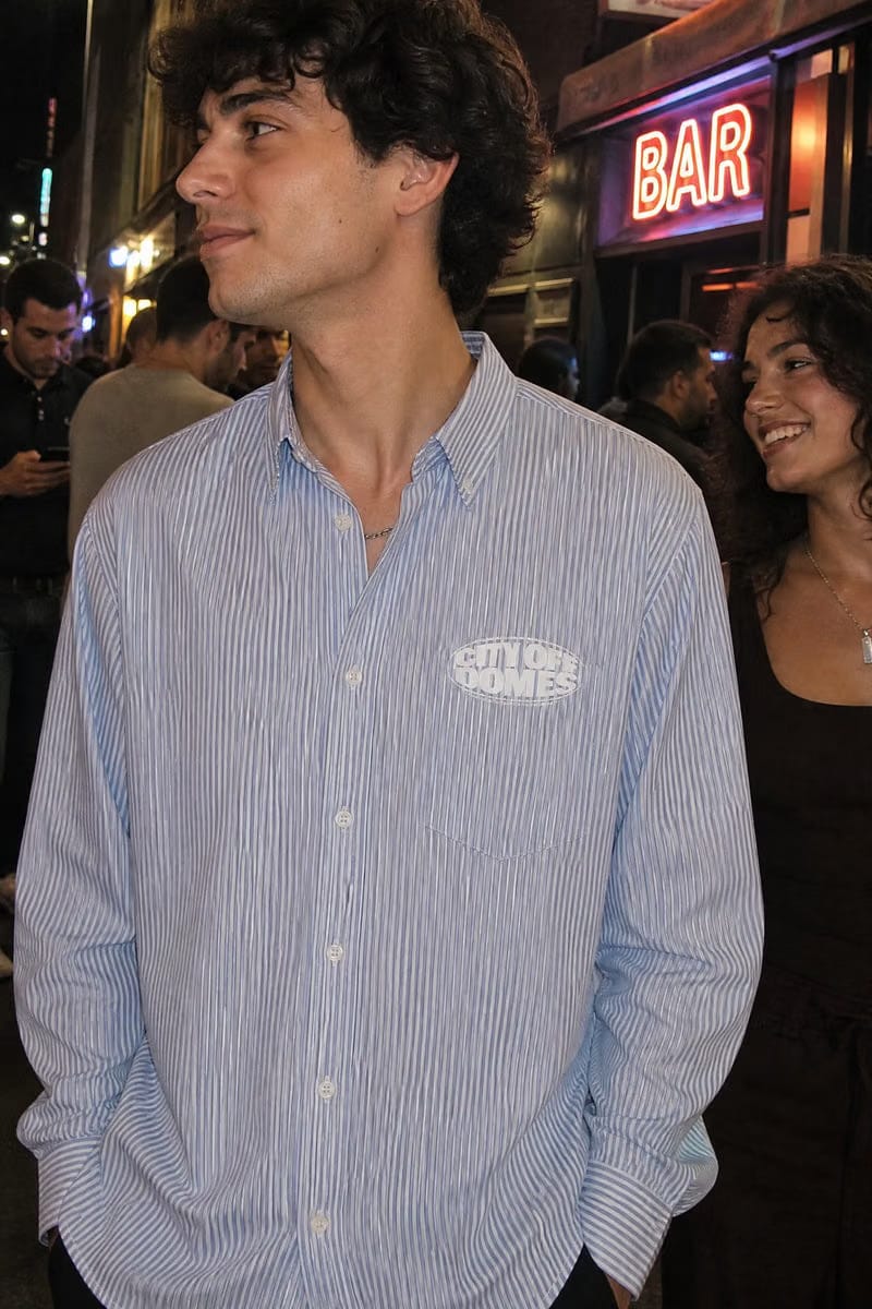 City Off Domes Your Energy Blue Stripe Shirt