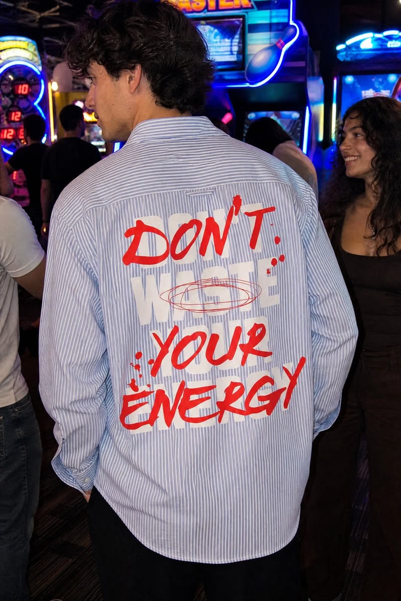 City Off Domes Your Energy Blue Stripe Shirt