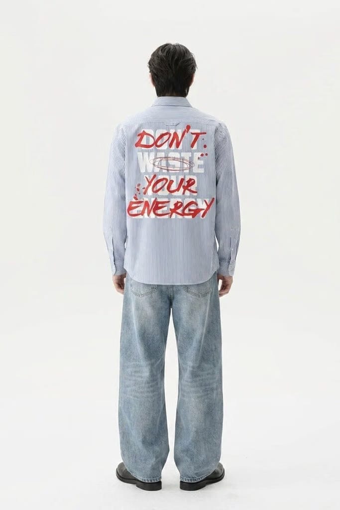 City Off Domes Your Energy Blue Stripe Shirt